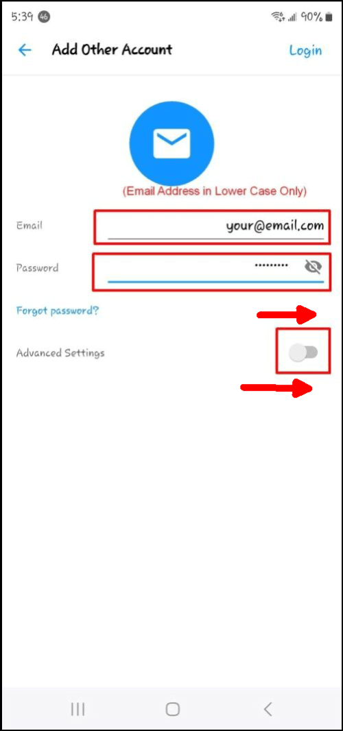 Add Other Account
