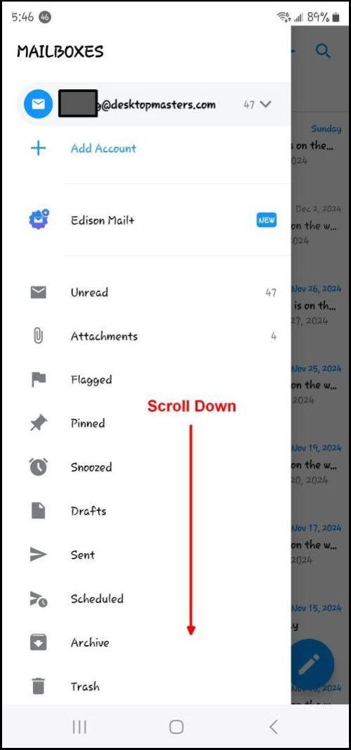 Scroll Down